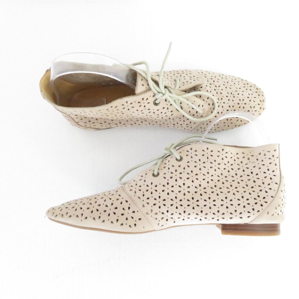 Nine West Perforated Boots Leather Booties